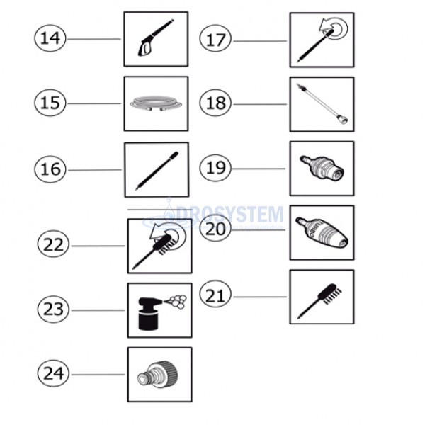 KIT LAVOR 8.101.0023 Accessori