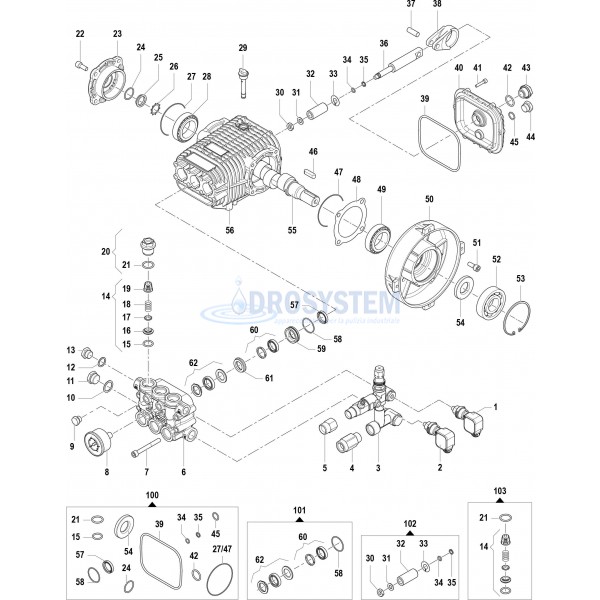 KIT COMET 90500503 K PREMIUM 8.15 TS RICAMBI POMPA